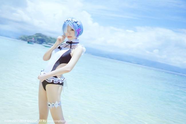 Cosplay福利/宅男福利比基尼美女雷姆同人女裸足Cosplay福利