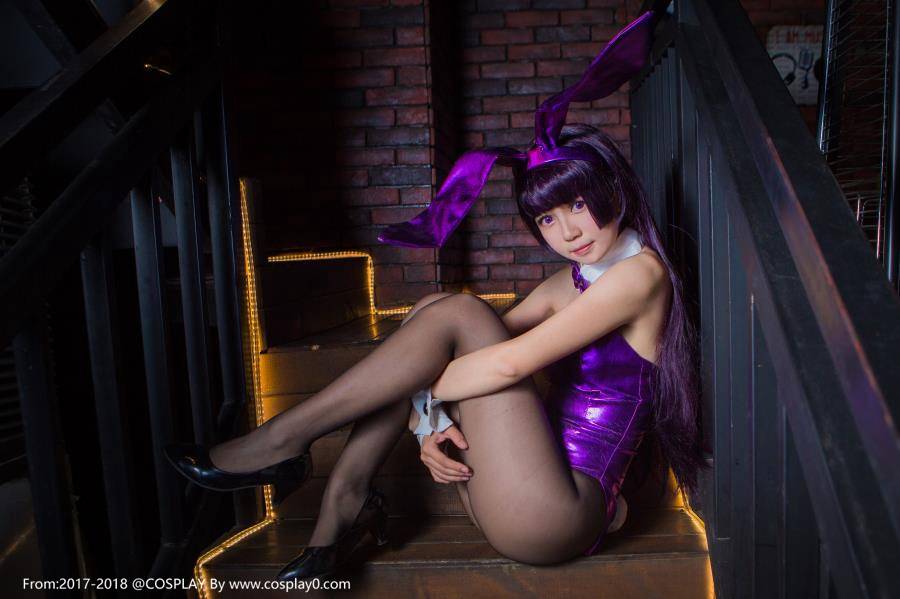 Cosplay福利/白金x五更琉璃高坂桐乃姐妹花兔女郎黑丝Cos福利