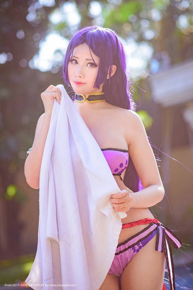 Cosplay福利/二次元 比基尼 巨乳美女 源赖光 Cosplay福利