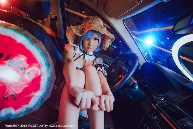 Cosplay福利/撩人尤物萝莉大尺度无圣光Cosplay蕾姆内衣诱惑福利