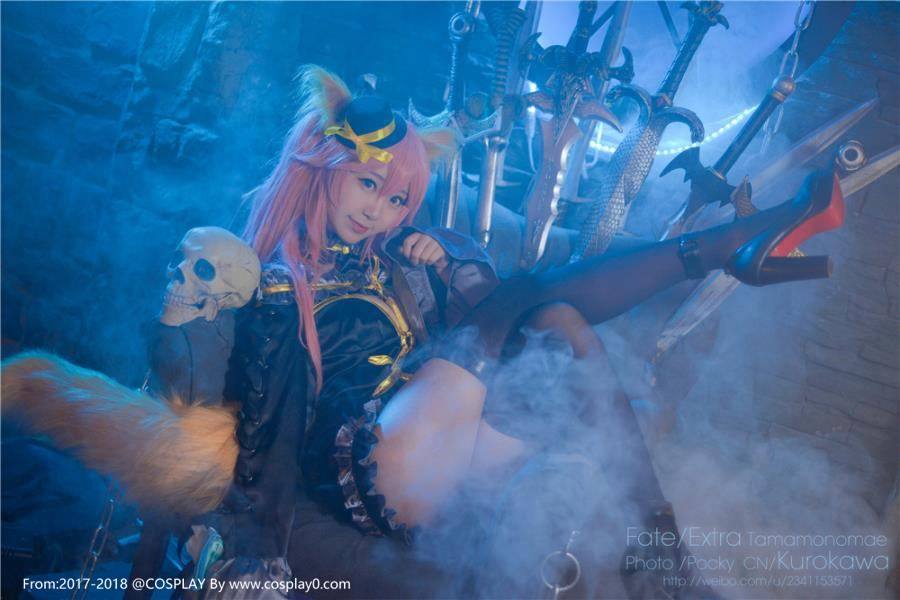Cosplay福利/-黑川-玉藻前[Fate]制服黑丝诱惑Cosplay本子福利