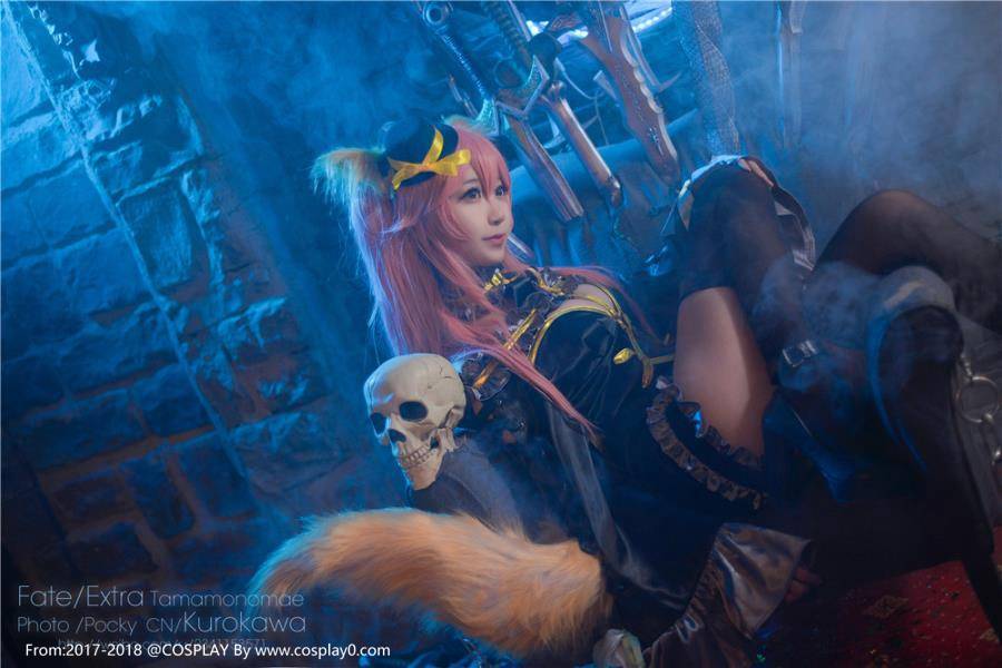 Cosplay福利/-黑川-玉藻前[Fate]制服黑丝诱惑Cosplay本子福利