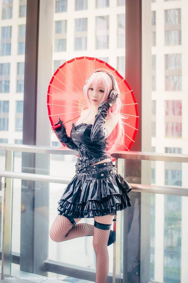 Cosplay福利/超级索尼子黑丝网袜美女诱惑Cosplay福利高清图片