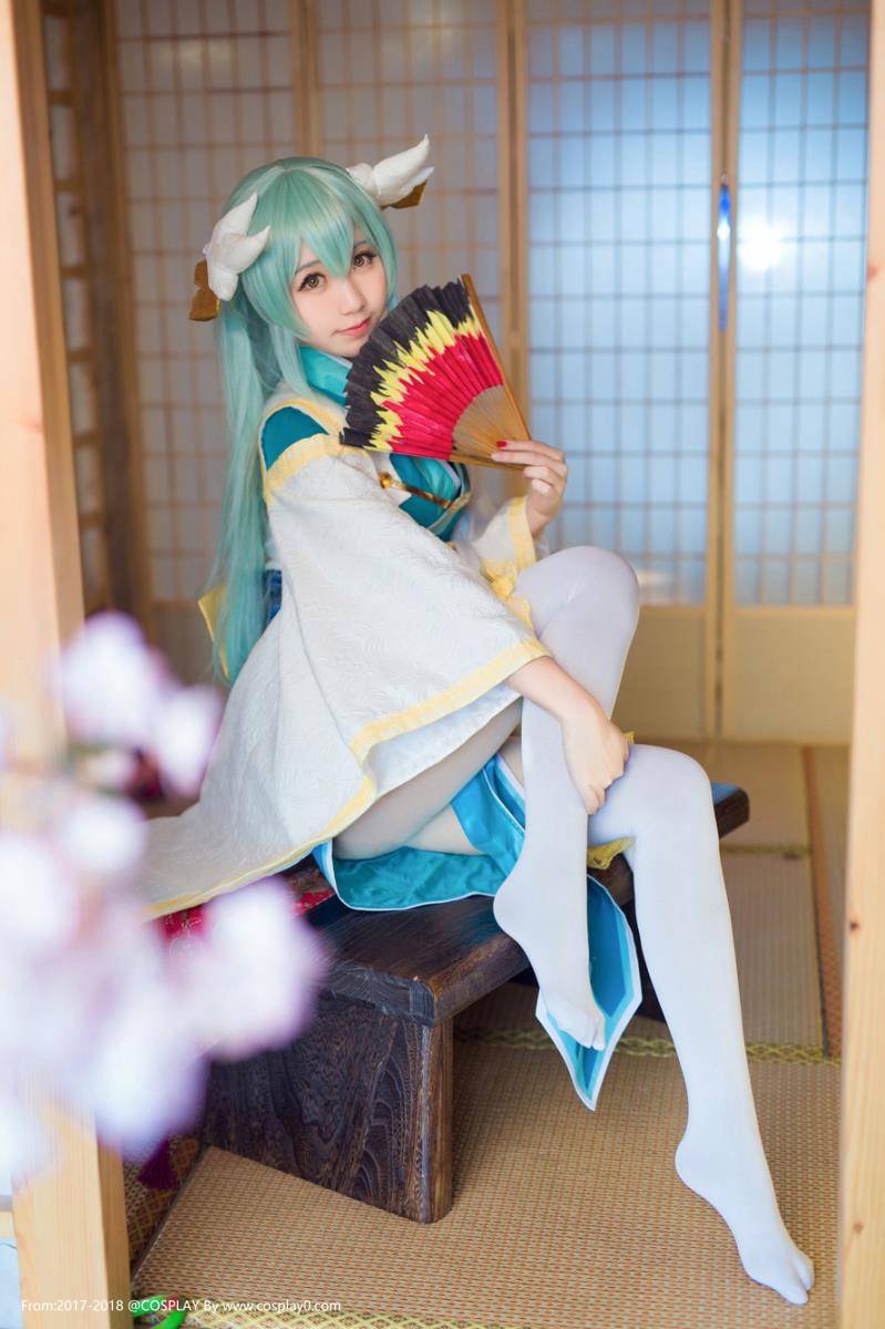 Cosplay福利/萌妹子黑川Fate/GrandOrder清姬二破白丝Cosplay番号