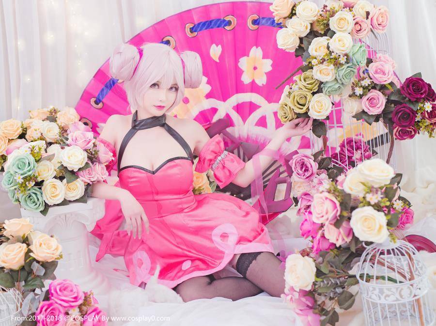 Cosplay福利/萌妹子KUKI-小小扮演王者荣耀小乔Cosplay福利图片