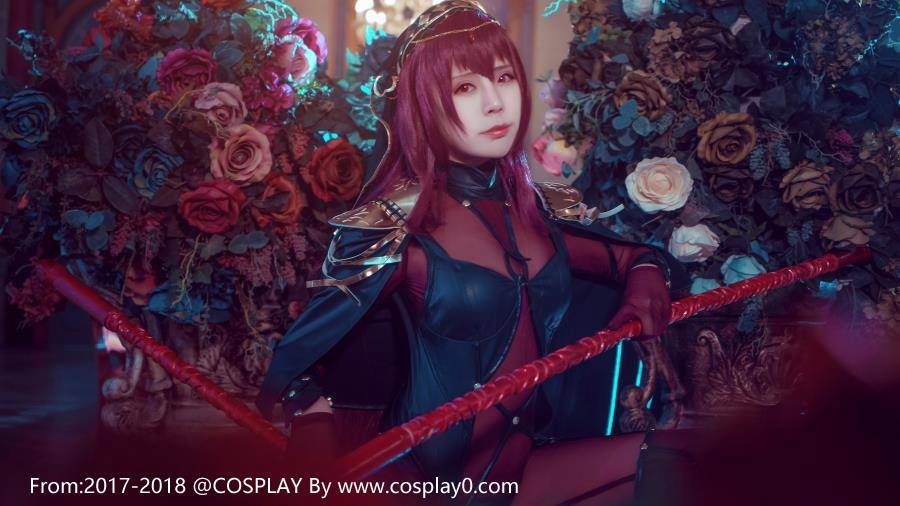 Cosplay福利/性感美女斯卡哈无内衣透明装极度诱惑福利Cosplay番号