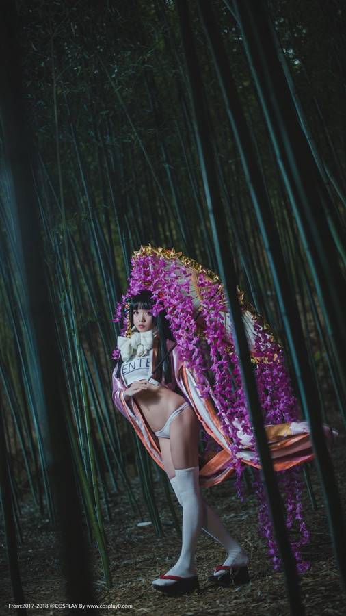 Cosplay福利/东方Project蓬莱山辉夜Cosplay星之迟迟胖次本子福利