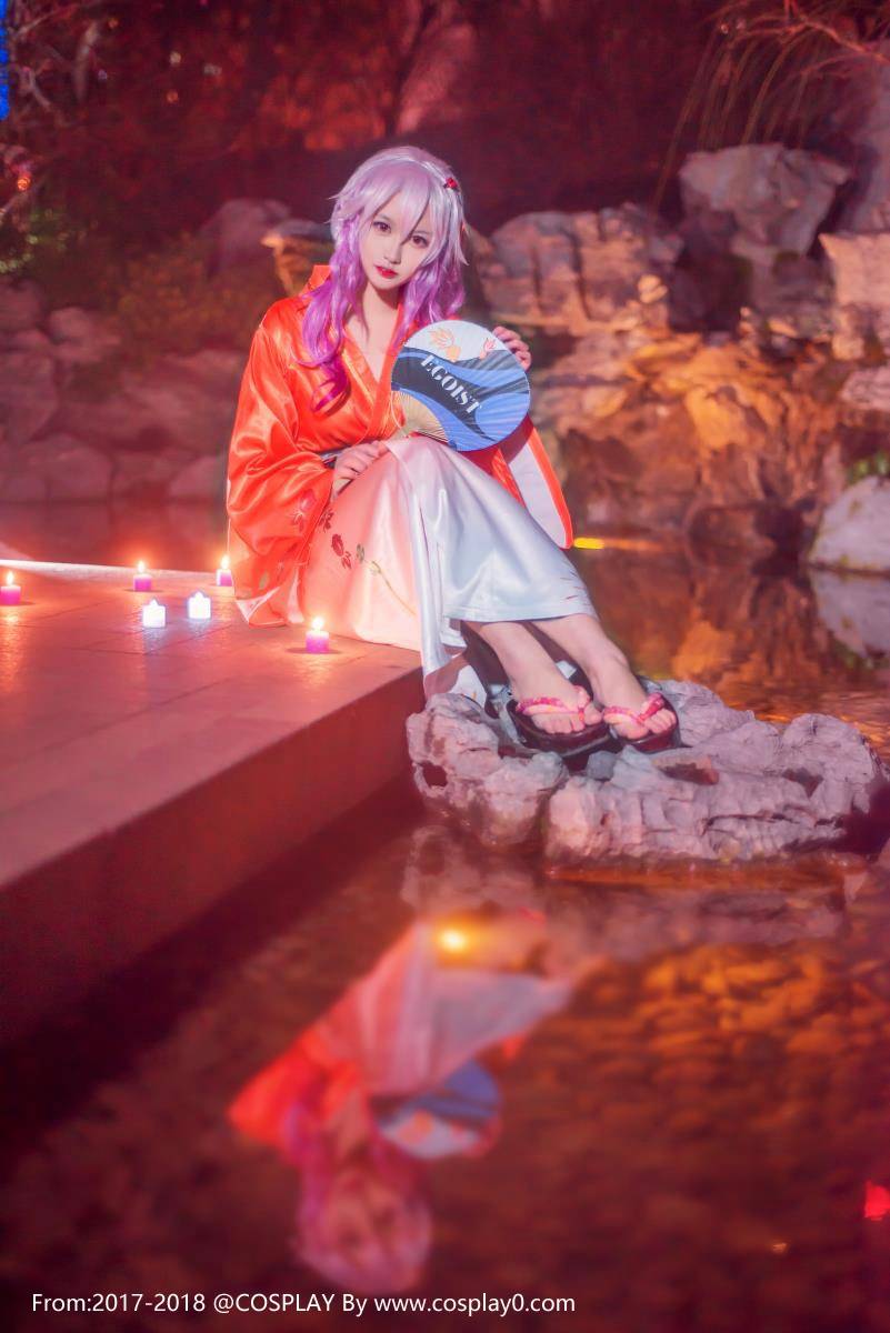 Cosplay福利/萝莉汐颜玲Cosplay罪恶王冠楪祈和风浴衣同人本子