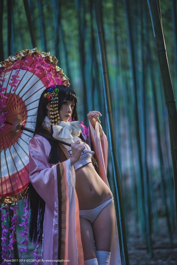 Cosplay福利/东方Project蓬莱山辉夜Cosplay星之迟迟胖次本子福利