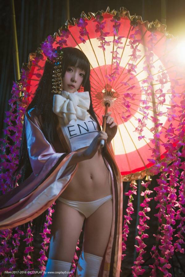 Cosplay福利/东方Project蓬莱山辉夜Cosplay星之迟迟胖次本子福利