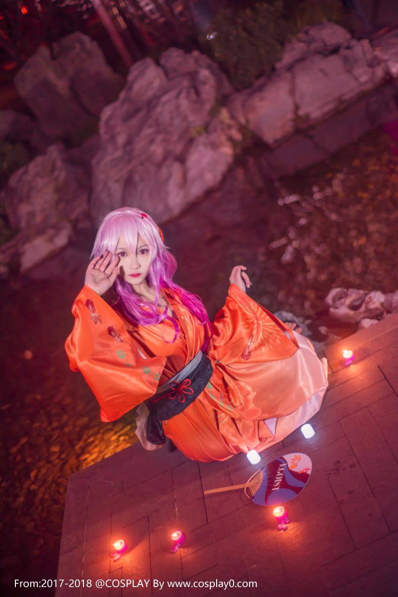 Cosplay福利/萝莉汐颜玲Cosplay罪恶王冠楪祈和风浴衣同人本子