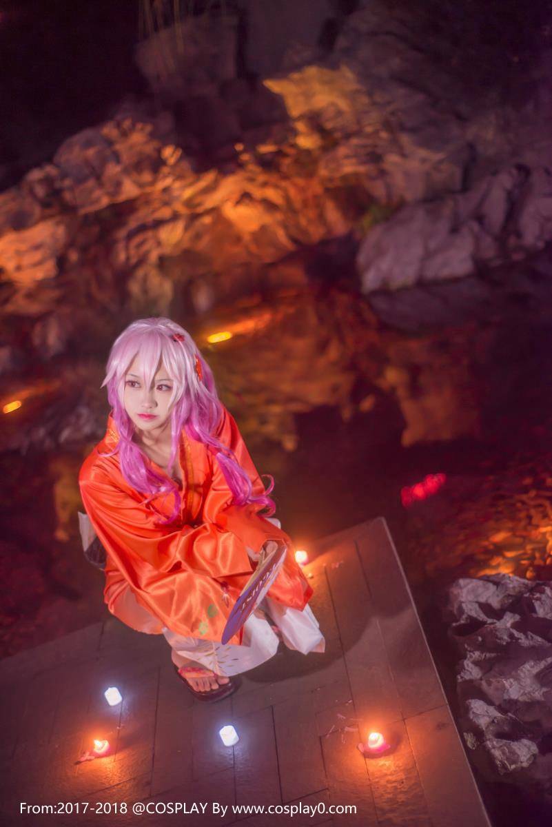 Cosplay福利/萝莉汐颜玲Cosplay罪恶王冠楪祈和风浴衣同人本子