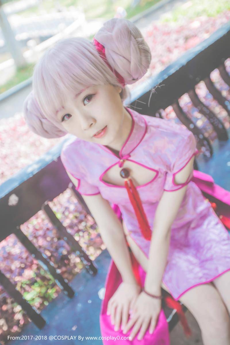Cosplay福利/王者荣耀小乔孙尚香姐妹花旗袍Cosplay无内裤福利图片