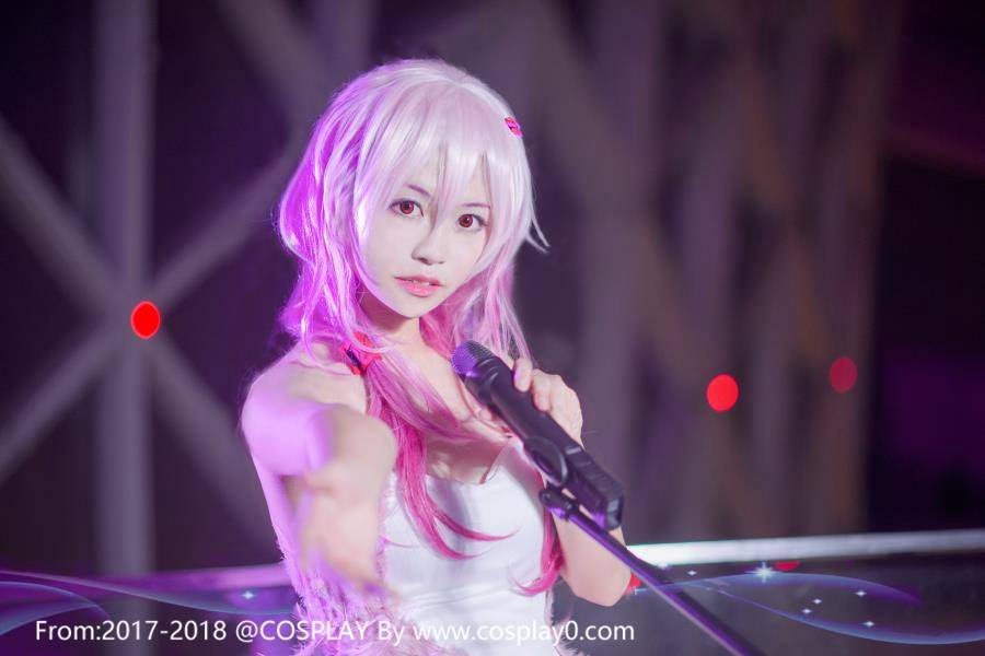 Cosplay福利/汐颜玲罪恶王冠Cosplay楪祈粉羽白丝萝莉诱惑美图