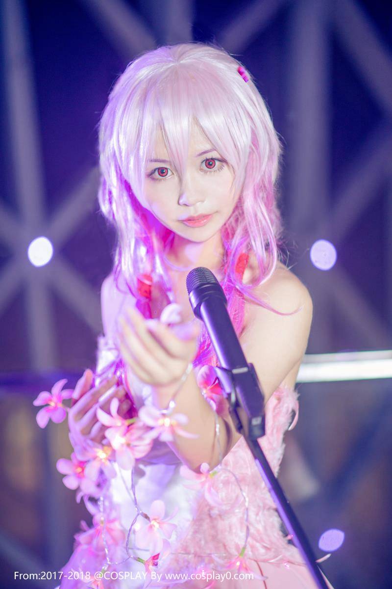 Cosplay福利/汐颜玲罪恶王冠Cosplay楪祈粉羽白丝萝莉诱惑美图