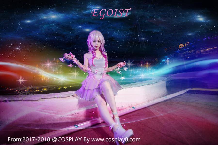 Cosplay福利/汐颜玲罪恶王冠Cosplay楪祈粉羽白丝萝莉诱惑美图