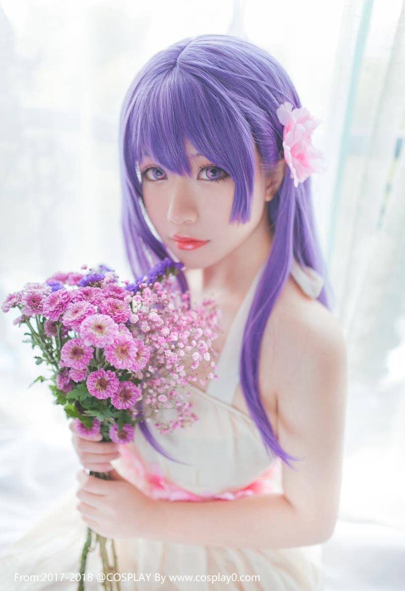 Cosplay福利/清纯美女Cosplay间桐樱萝莉裸足高清写真图片