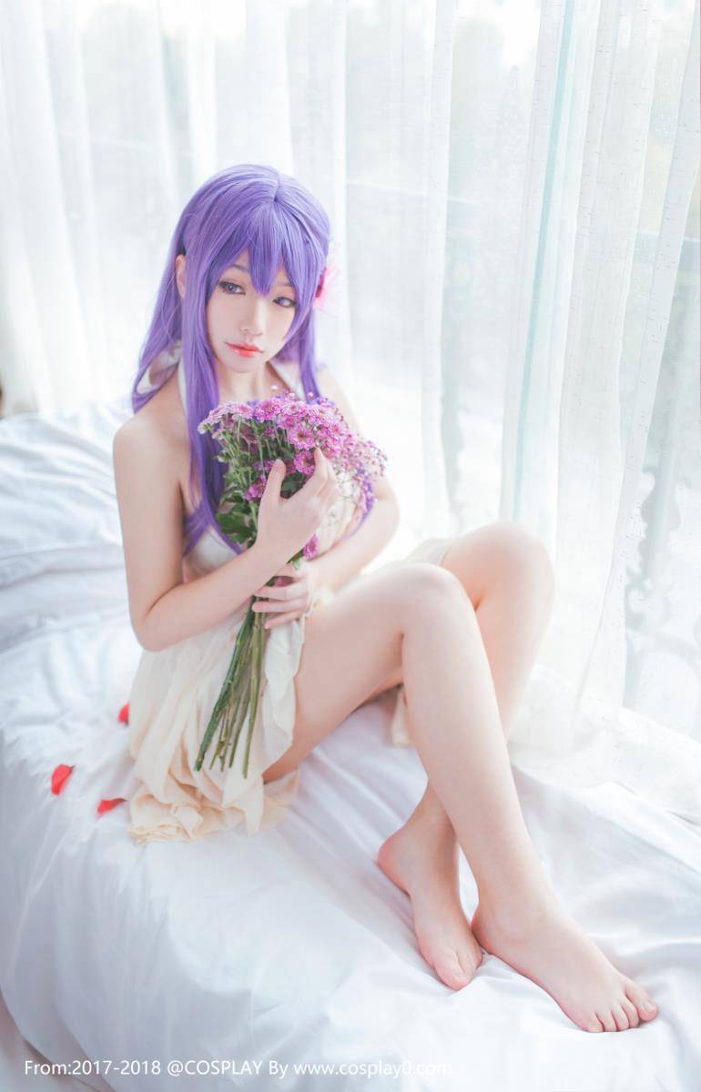 Cosplay福利/清纯美女Cosplay间桐樱萝莉裸足高清写真图片