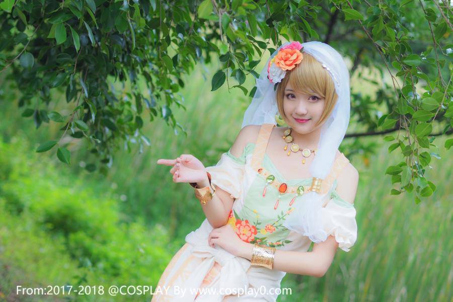 Cosplay福利/二次元萌妹子LoveLive小泉花阳舞娘Cosplay图片