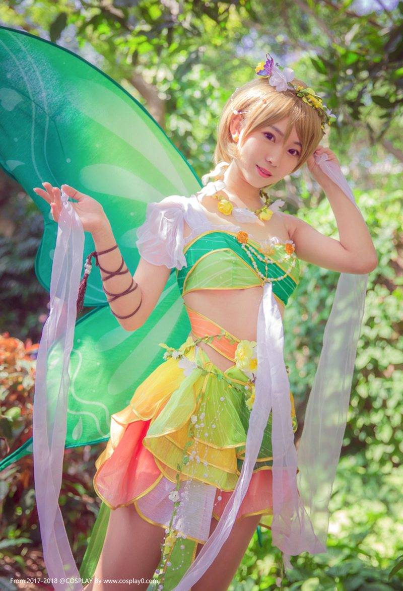 Cosplay福利/萌妹子小泉花阳同人花仙子Cosplay图片写真下载
