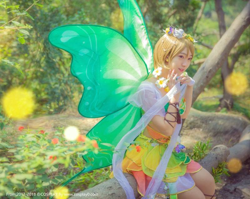 Cosplay福利/萌妹子小泉花阳同人花仙子Cosplay图片写真下载