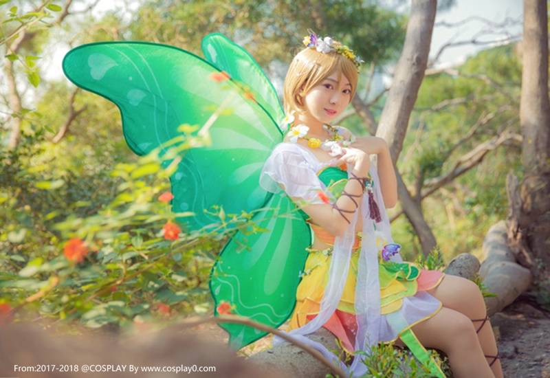 Cosplay福利/萌妹子小泉花阳同人花仙子Cosplay图片写真下载