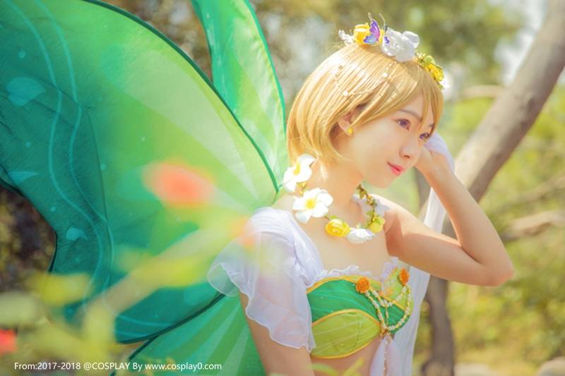 Cosplay福利/萌妹子小泉花阳同人花仙子Cosplay图片写真下载