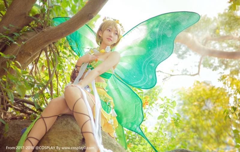 Cosplay福利/萌妹子小泉花阳同人花仙子Cosplay图片写真下载