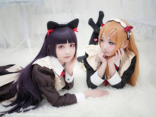 Cosplay福利/半次元Monica酱我的妹妹哪有这么可爱五更琉璃黑猫同人Cosplay图片