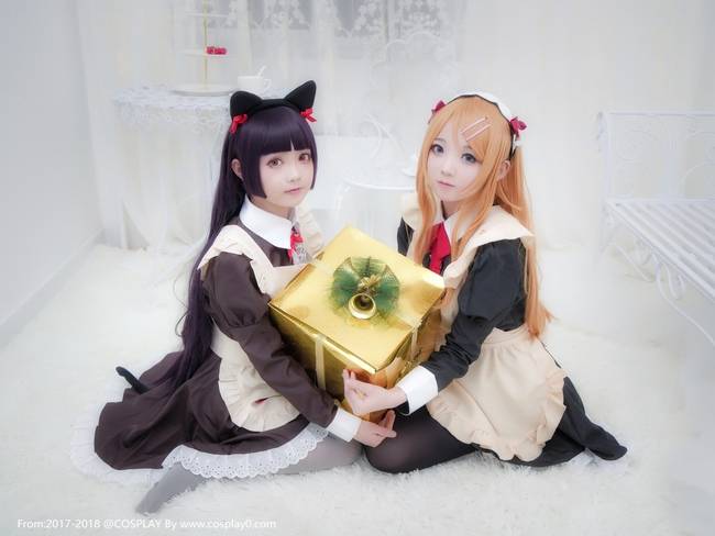 Cosplay福利/半次元Monica酱我的妹妹哪有这么可爱五更琉璃黑猫同人Cosplay图片