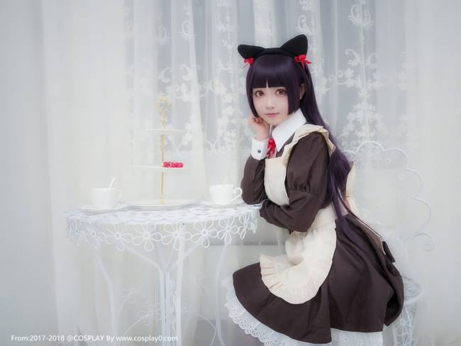 Cosplay福利/半次元Monica酱我的妹妹哪有这么可爱五更琉璃黑猫同人Cosplay图片