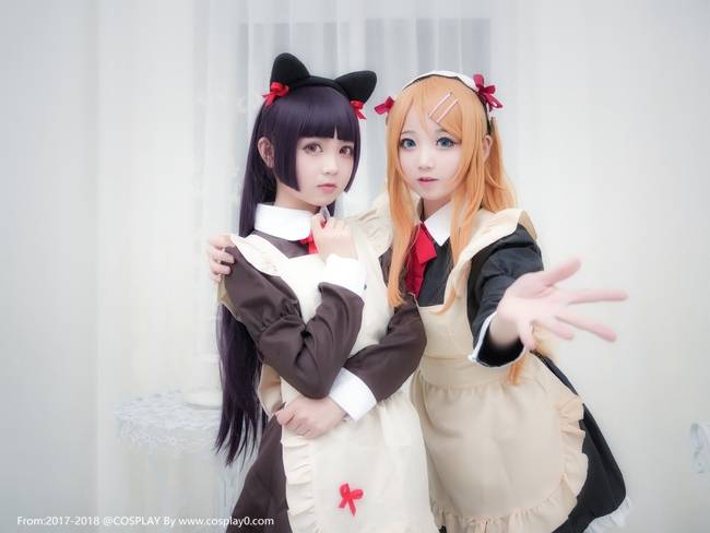Cosplay福利/半次元Monica酱我的妹妹哪有这么可爱五更琉璃黑猫同人Cosplay图片