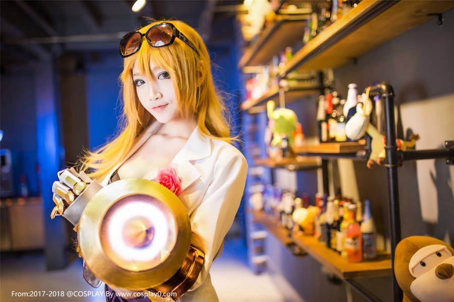 Cosplay福利/清纯美女啾小妍英雄联盟光执事伊泽瑞尔Cos图片