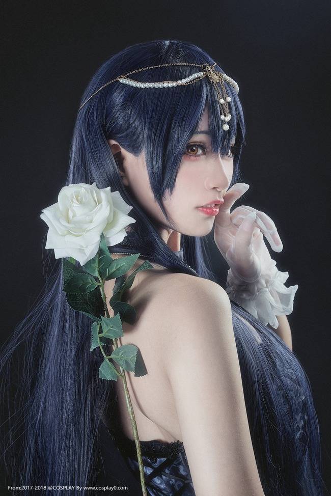 Cosplay福利/LoveLive缪斯女神园田海未美腿诱惑Cosplay高清图片