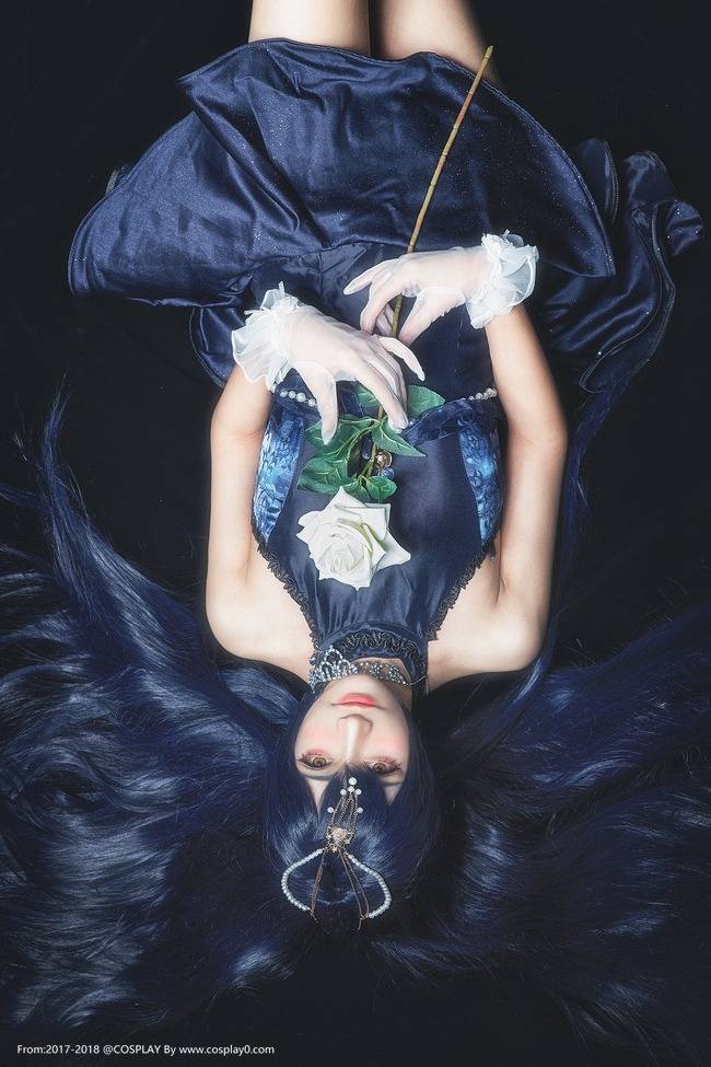 Cosplay福利/LoveLive缪斯女神园田海未美腿诱惑Cosplay高清图片