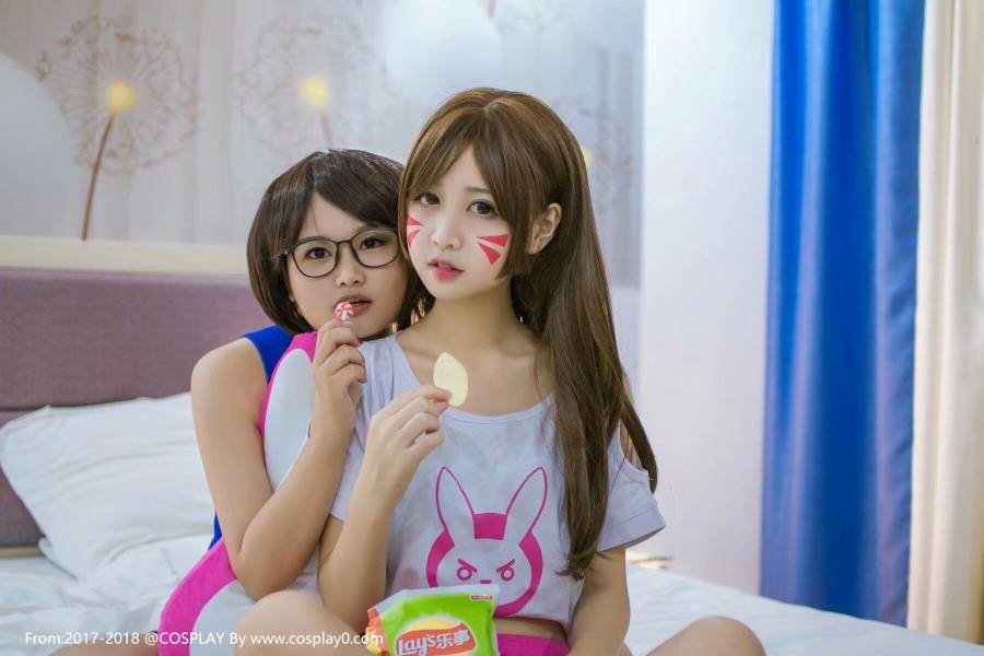 Cosplay福利/绝对领域萌芽儿Cosplayd.va美妈同人日常萝莉足控