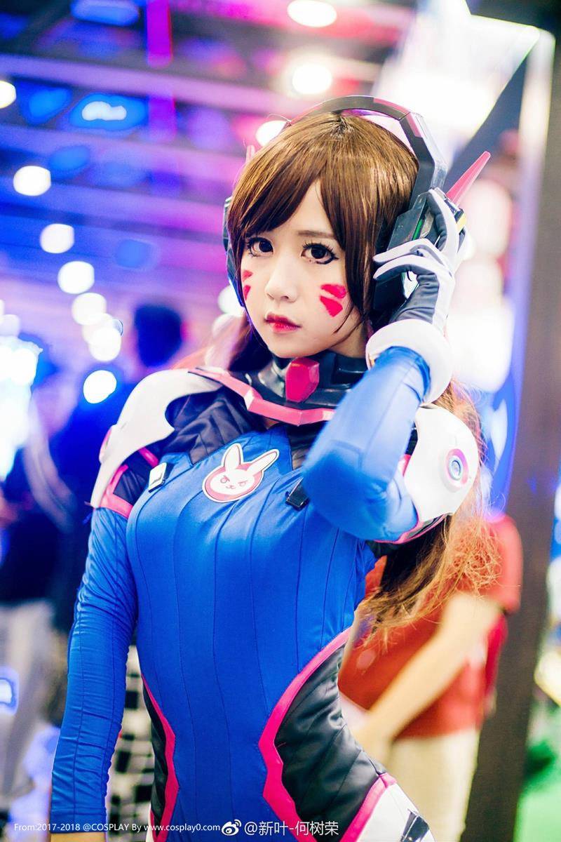 Cosplay福利/半次元萌芽儿漫展场照守望先锋D.vaCosplay图片