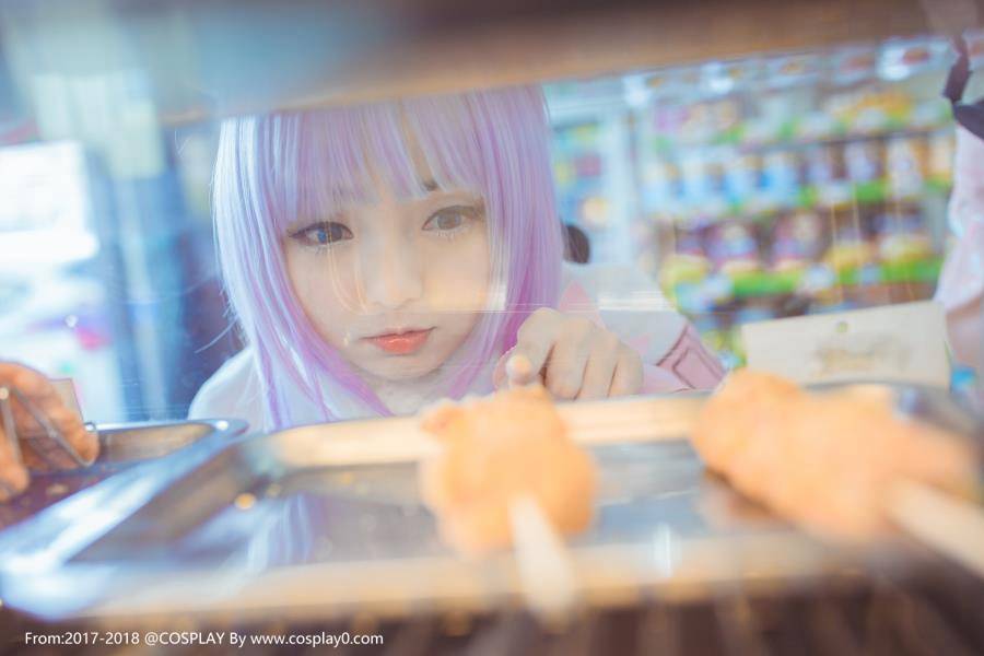 Cosplay福利/小林家的龙女仆康娜卡姆依白丝萝莉Cosplay图片