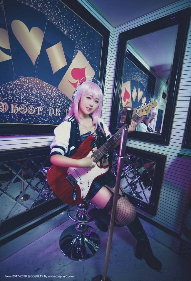 Cosplay福利/性感美女超级索尼子黑丝诱惑Cosplay高清写真图片