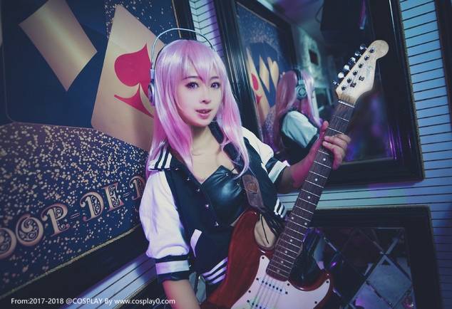 Cosplay福利/性感美女超级索尼子黑丝诱惑Cosplay高清写真图片