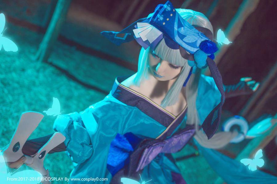 Cosplay福利/性感美女阴阳师青行灯诱人美腿Cosplay图片