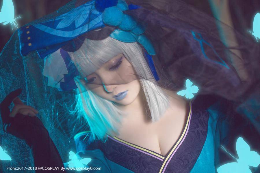 Cosplay福利/性感美女阴阳师青行灯诱人美腿Cosplay图片