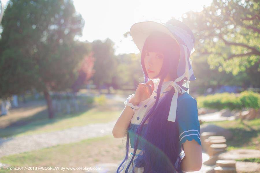 Cosplay福利/魔卡少女樱大道寺知世同人萝莉洋装Cosplay图片