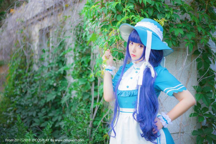 Cosplay福利/魔卡少女樱大道寺知世同人萝莉洋装Cosplay图片