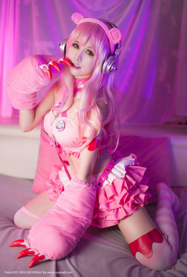 Cosplay福利/萌萌哒萝莉超级索尼子丝袜美腿诱惑Cosplay图片