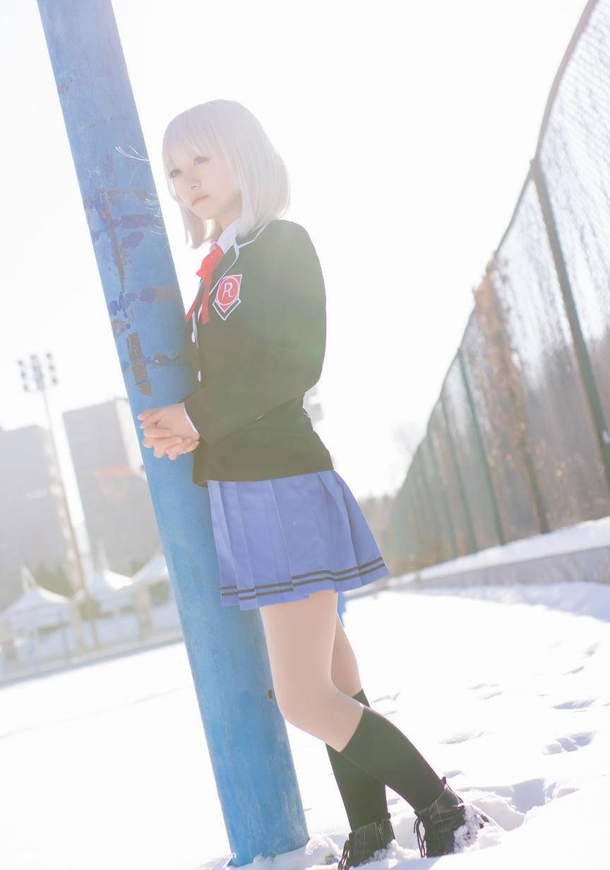 Cosplay福利/学生妹约会大作战鸢一折纸制服黑丝Cosplay图片