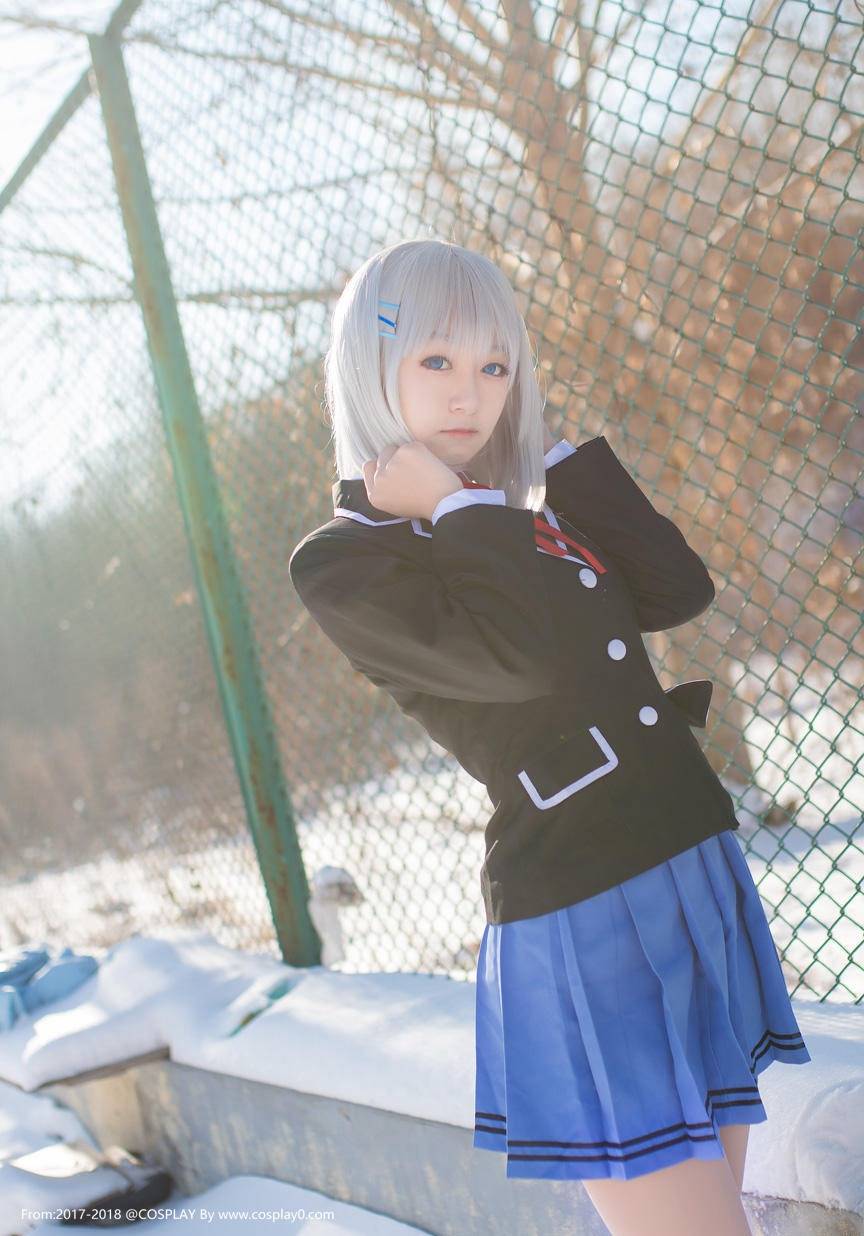 Cosplay福利/学生妹约会大作战鸢一折纸制服黑丝Cosplay图片