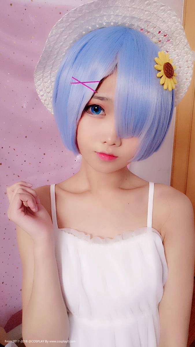 Cosplay福利/可爱萝莉Coser羽天Shine蕾姆Cosplay美女自拍照