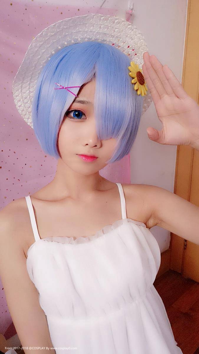 Cosplay福利/可爱萝莉Coser羽天Shine蕾姆Cosplay美女自拍照