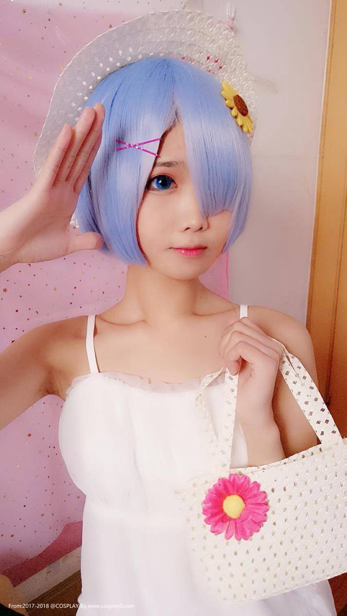 Cosplay福利/可爱萝莉Coser羽天Shine蕾姆Cosplay美女自拍照